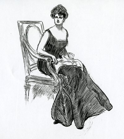 A Gibson Girl, c.1902 by Charles Dana Gibson